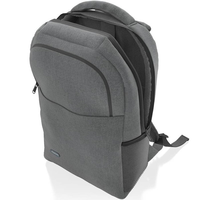 Aisens Mochila Premium ASBG-BP083-GR para Portátiles de 15,6 pulgadas, Gris